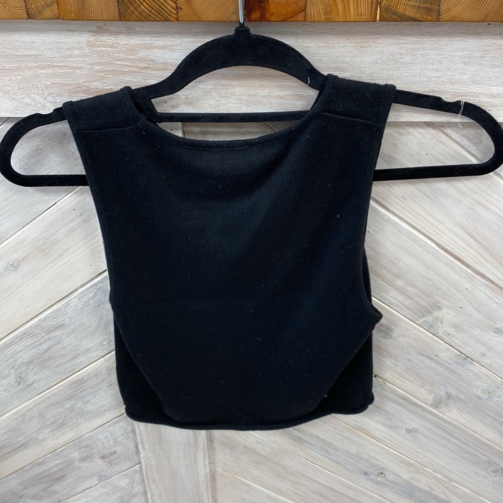 Le Lis Black Sweater Tank - New With Tags - Picture 2 of 3
